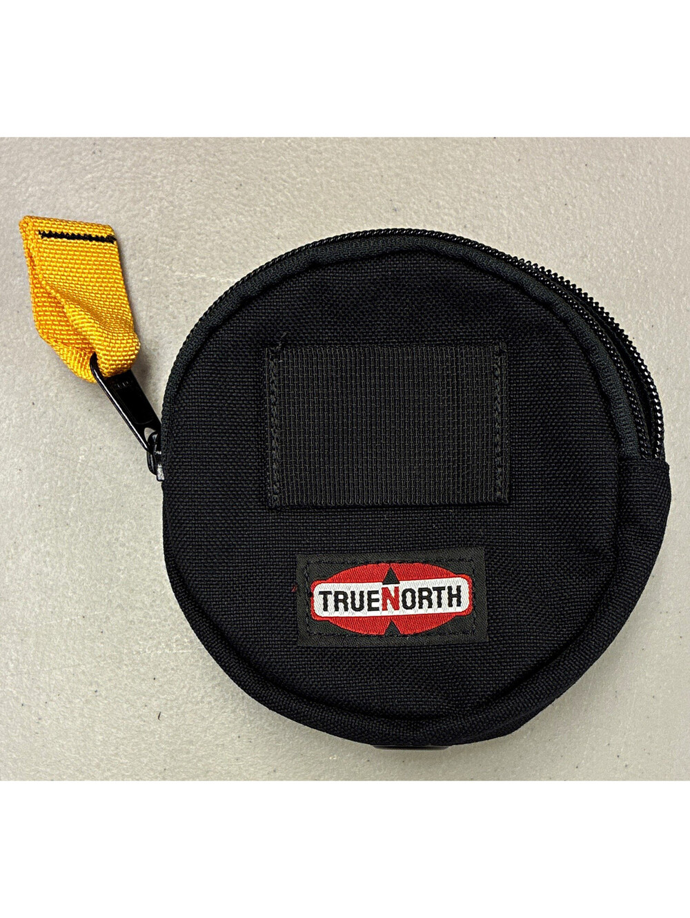 True North MOLLE Tactical Pouch, Black Nylon Zip w/ Yellow Zipper Pull